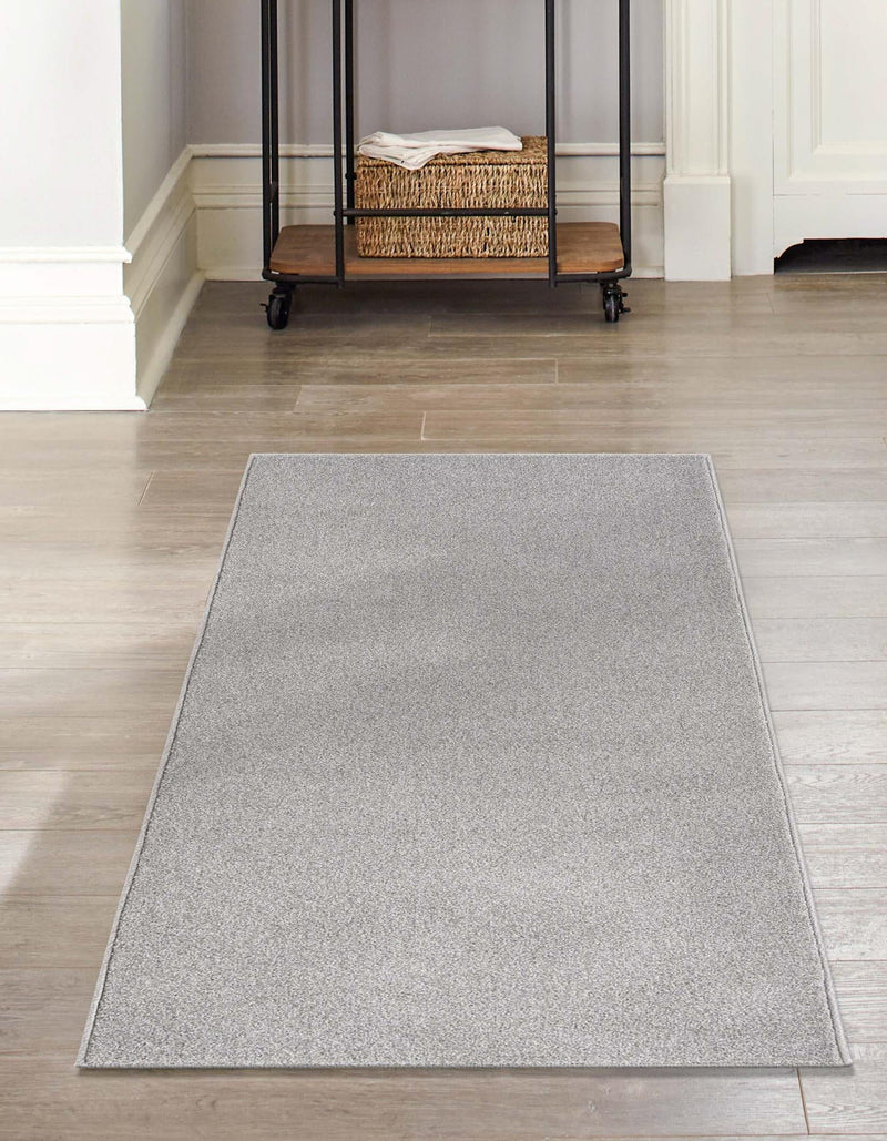 Everyday Elegance Collection Area Rug - Serenity (Smoke Gray) Runner Smoke Gray lifestyle 18