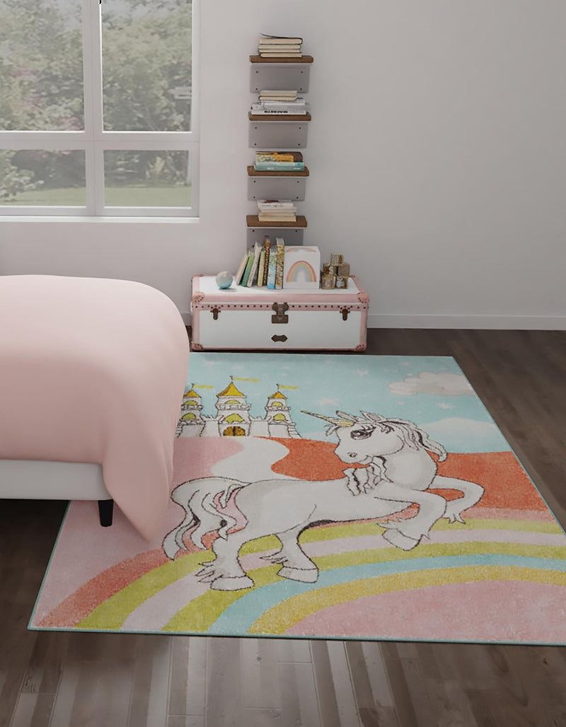Playful Patterns Collection Area Rug - Carnival Rectangle Multi lifestyle 3