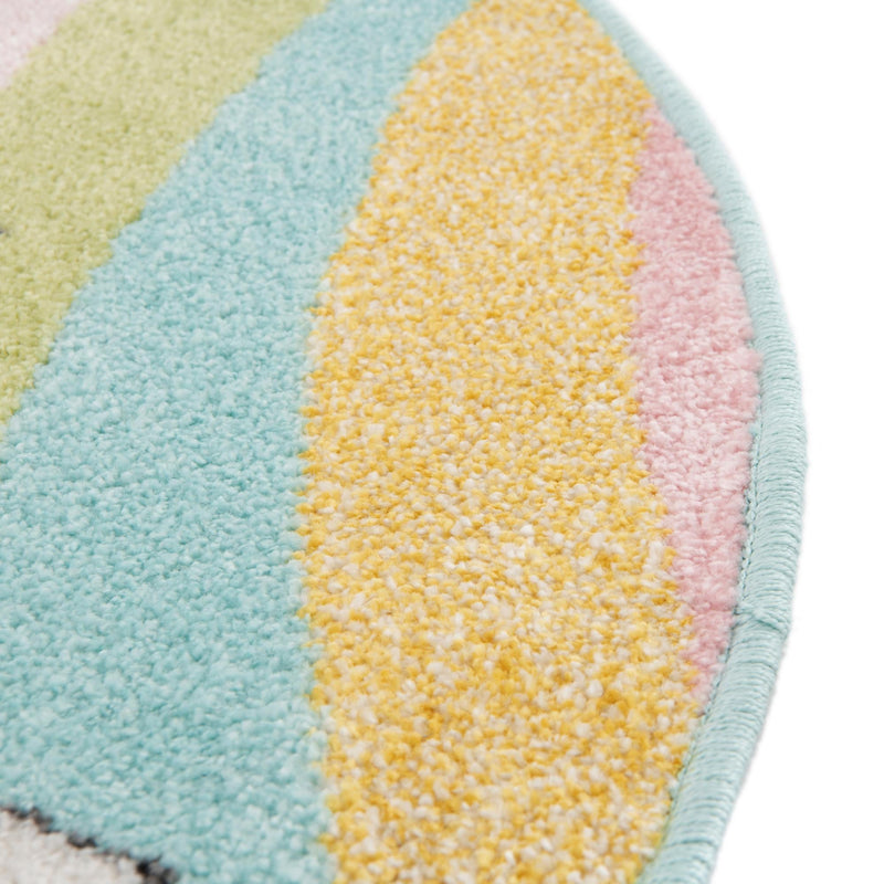 Playful Patterns Collection Area Rug - Carnival Round Multi lifestyle 27