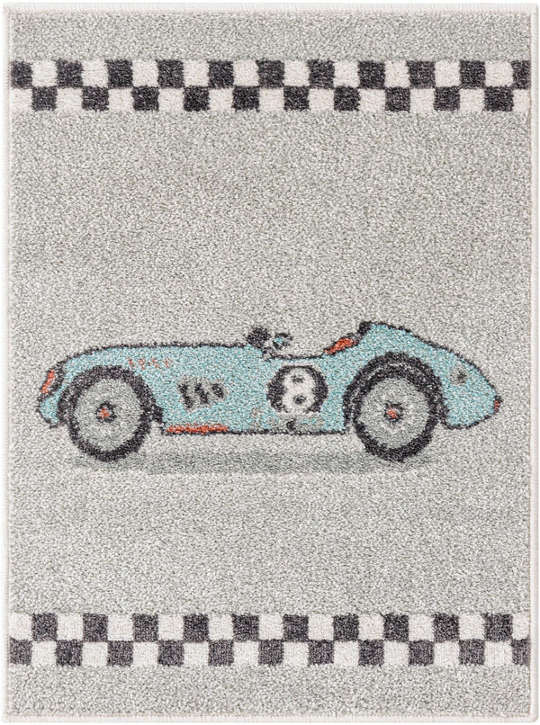 Playful Patterns Collection Area Rug - Confetti Rectangle Gray Main
