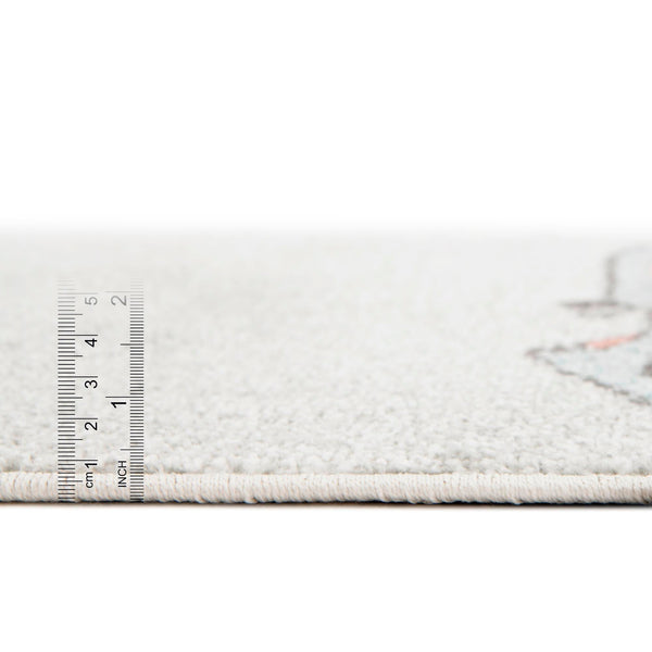 Playful Patterns Collection Area Rug - Confetti Rectangle Gray lifestyle 4