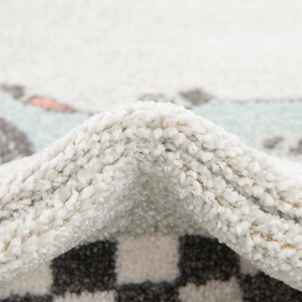 Playful Patterns Collection Area Rug - Confetti Rectangle Gray lifestyle 7