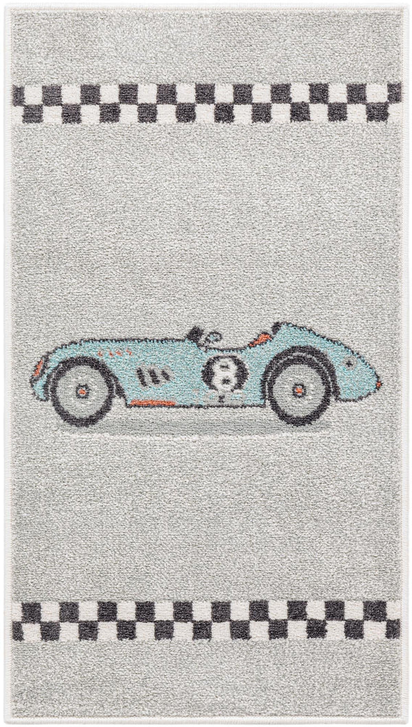 Playful Patterns Collection Area Rug - Confetti Runner Gray lifestyle 16