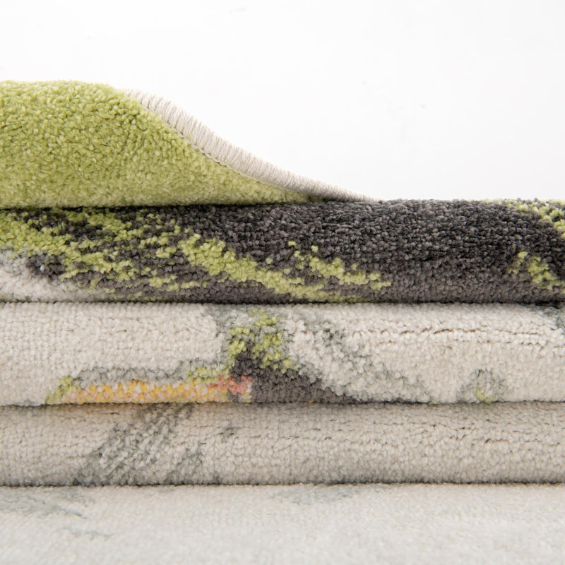Playful Patterns Collection Area Rug - Mirage Rectangle Gray lifestyle 13