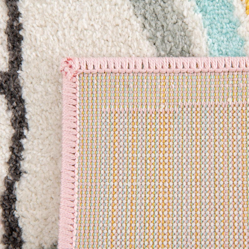 Playful Patterns Collection Area Rug - Swirl Rectangle Ivory lifestyle 8