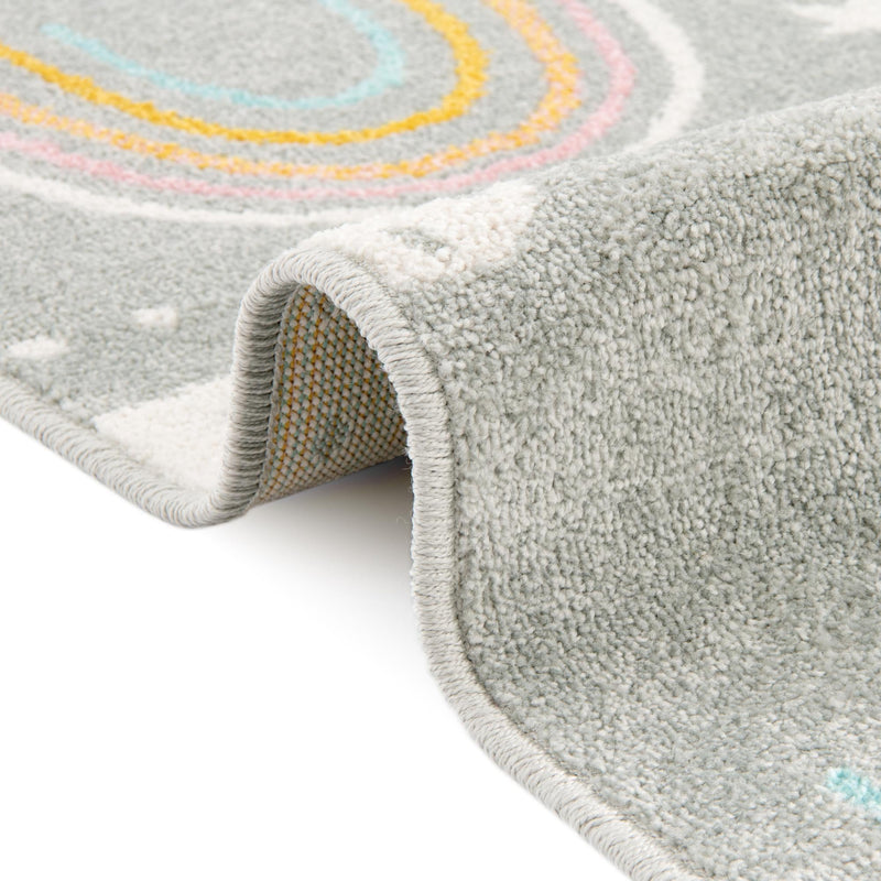 Playful Patterns Collection Area Rug - Pixel Rectangle Gray lifestyle 18