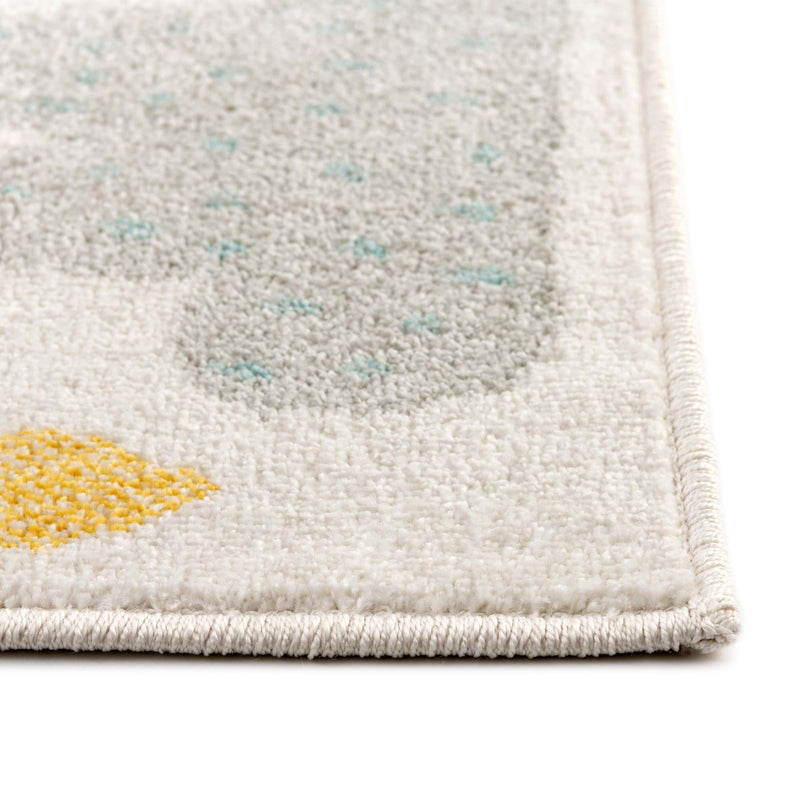 Playful Patterns Collection Area Rug - Pixel Rectangle Ivory lifestyle 11