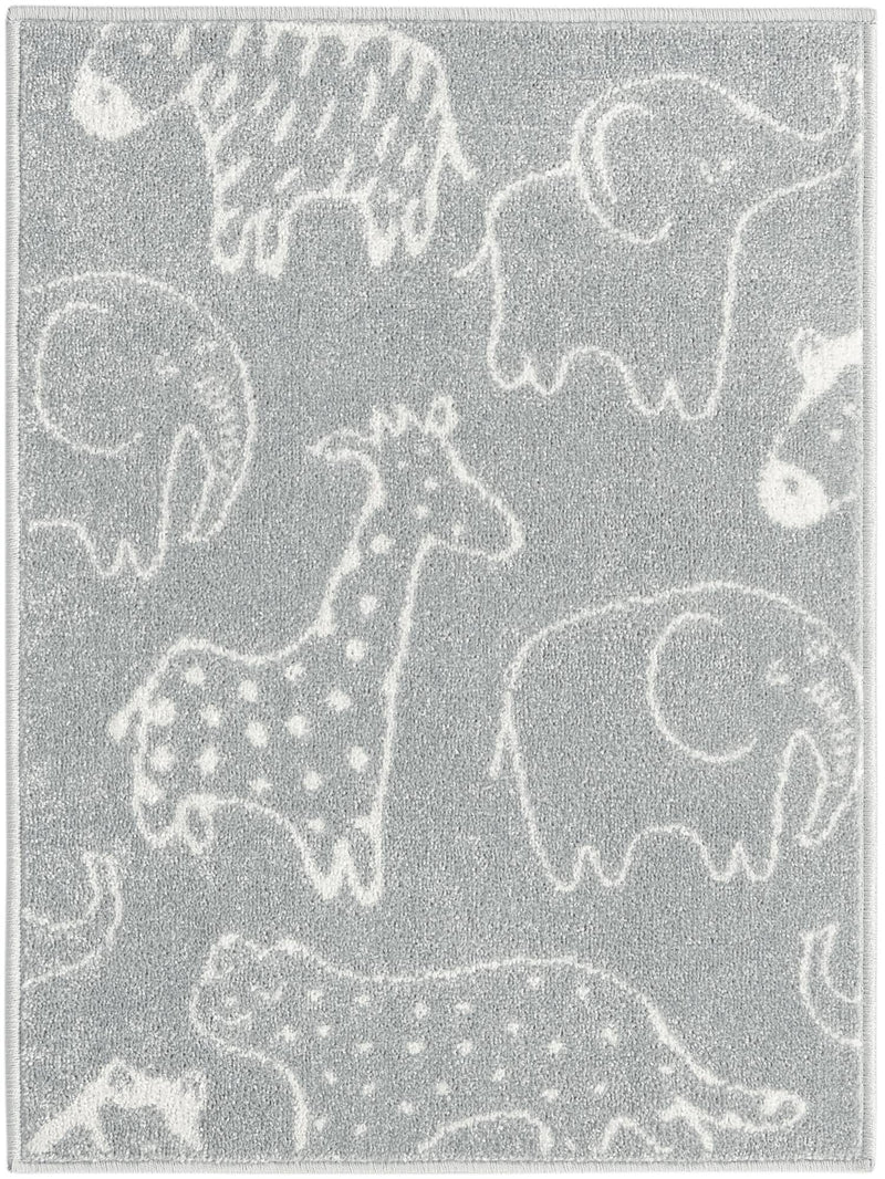 Playful Patterns Collection Area Rug - Spectrum Rectangle Gray lifestyle 3