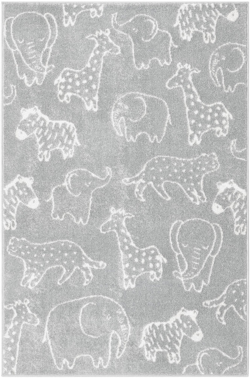 Playful Patterns Collection Area Rug - Spectrum Rectangle Gray lifestyle 2