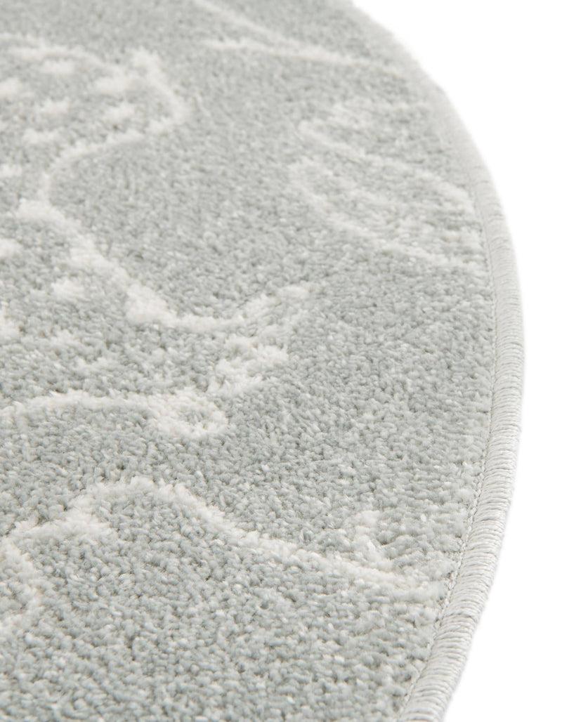 Playful Patterns Collection Area Rug - Spectrum Round Gray lifestyle 47