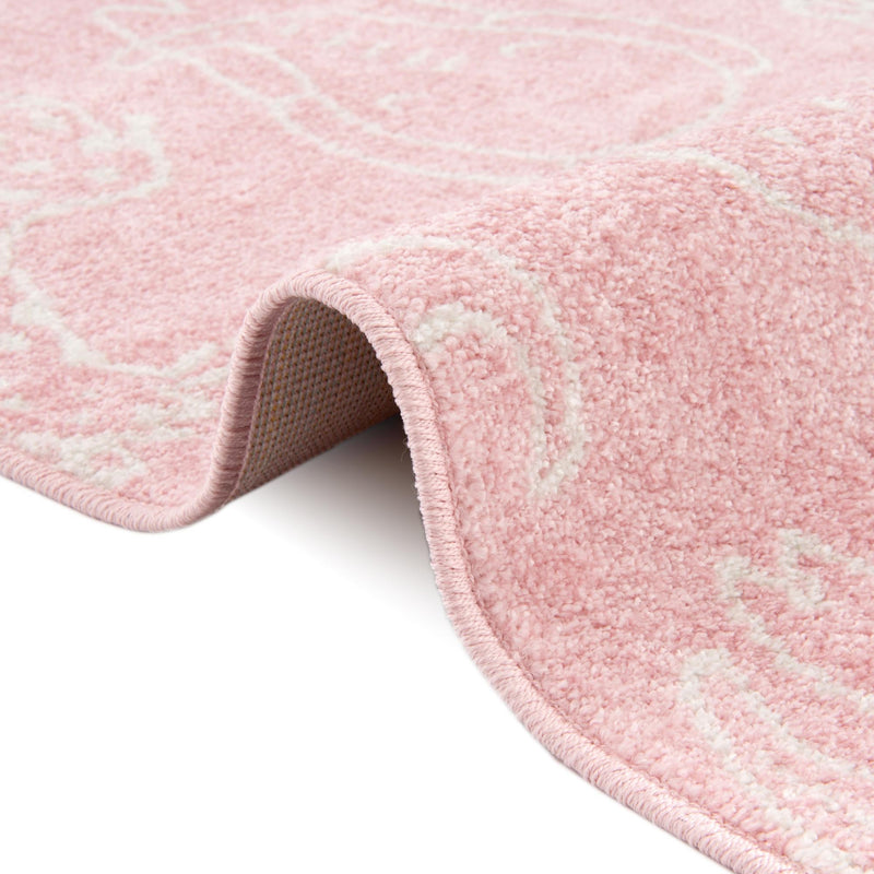 Playful Patterns Collection Area Rug - Spectrum Rectangle Pink lifestyle 17