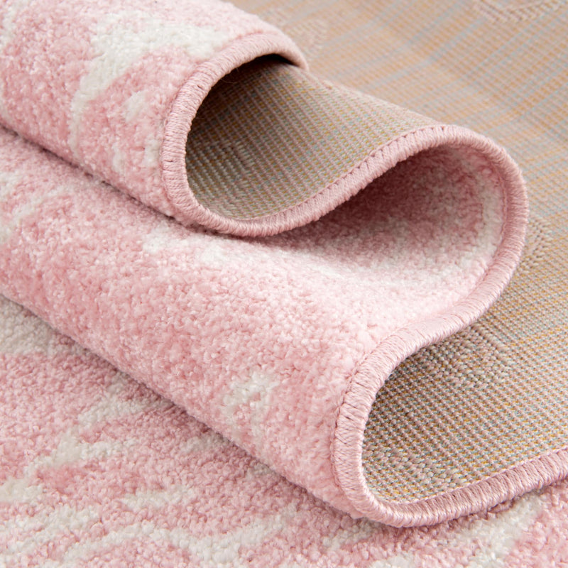 Playful Patterns Collection Area Rug - Spectrum Rectangle Pink lifestyle 23