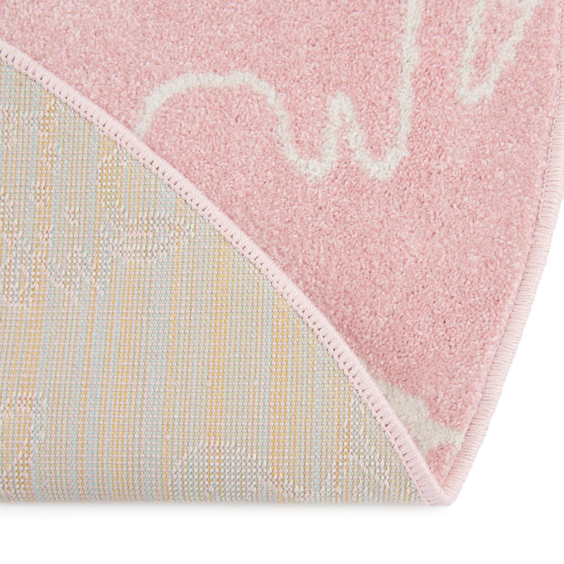 Playful Patterns Collection Area Rug - Spectrum Round Pink lifestyle 61