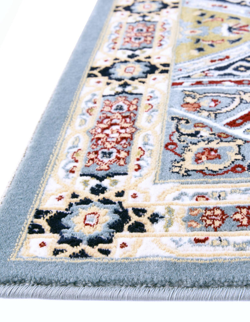 Persian Elegance Collection Area Rug - Hamedan (Blue) Octagon Blue lifestyle 64