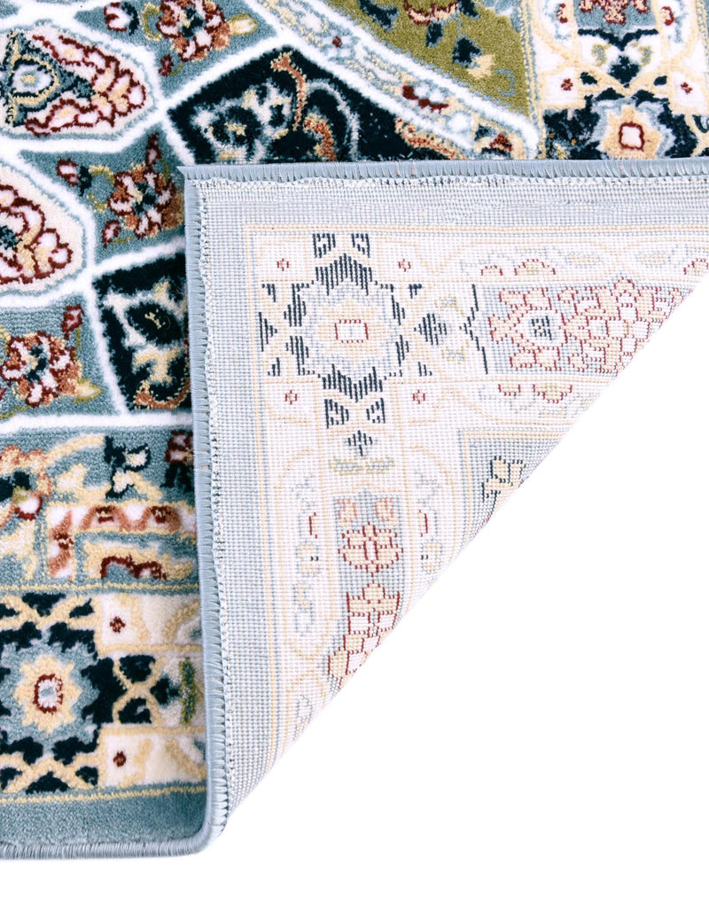 Persian Elegance Collection Area Rug - Hamedan (Blue) Octagon Blue lifestyle 70