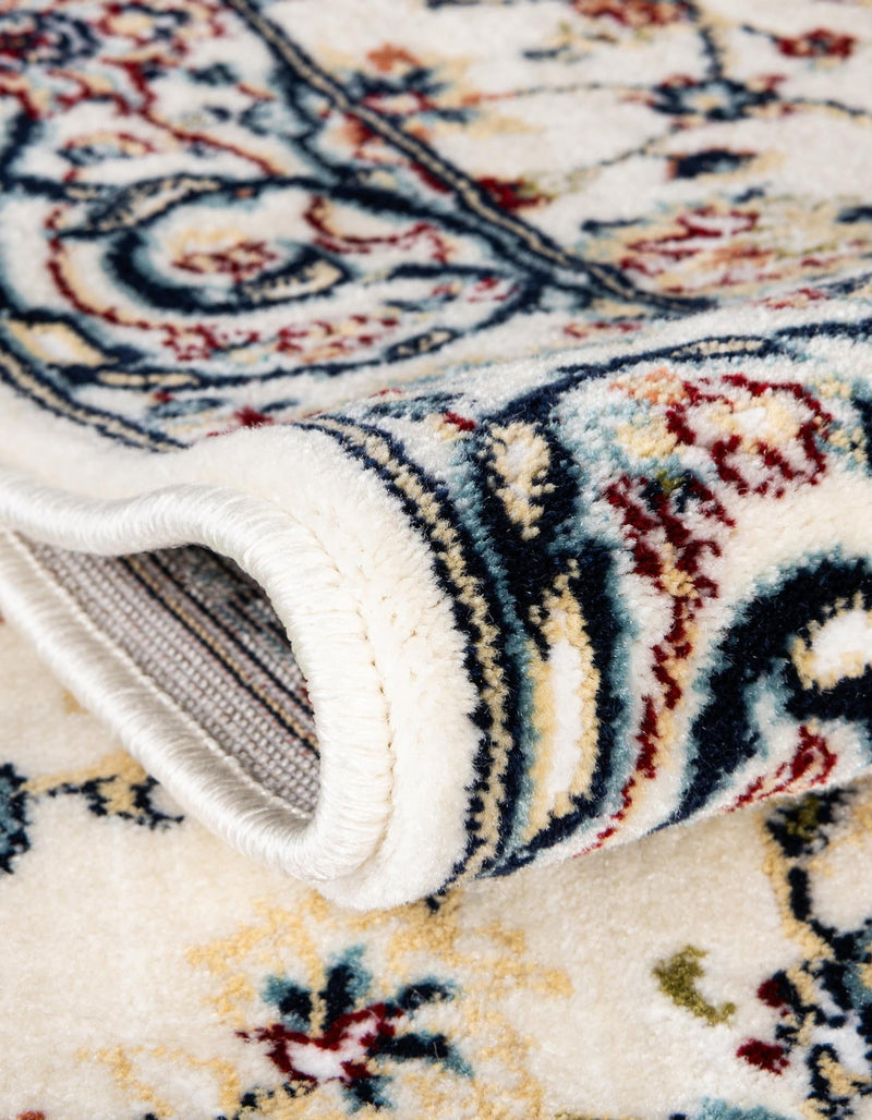 Persian Elegance Collection Area Rug - Ardabil Oval Ivory lifestyle 94