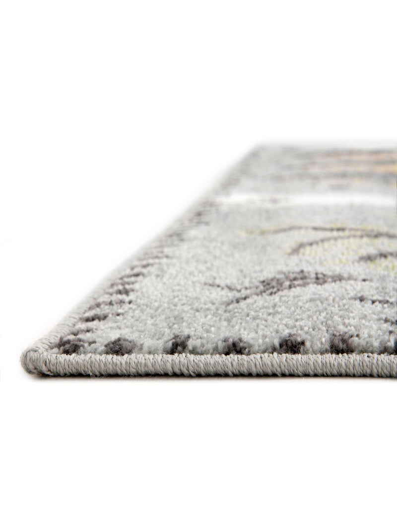 Playful Patterns Collection Area Rug - Enigma Rectangle Gray lifestyle 6