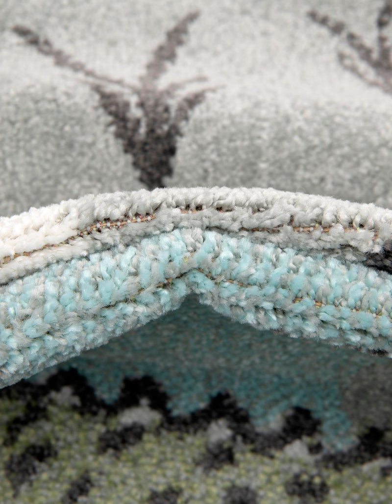 Playful Patterns Collection Area Rug - Enigma Rectangle Gray lifestyle 7