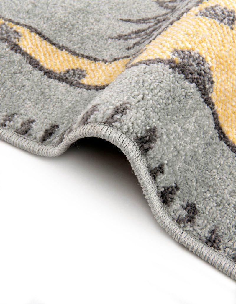 Playful Patterns Collection Area Rug - Enigma Rectangle Gray lifestyle 9