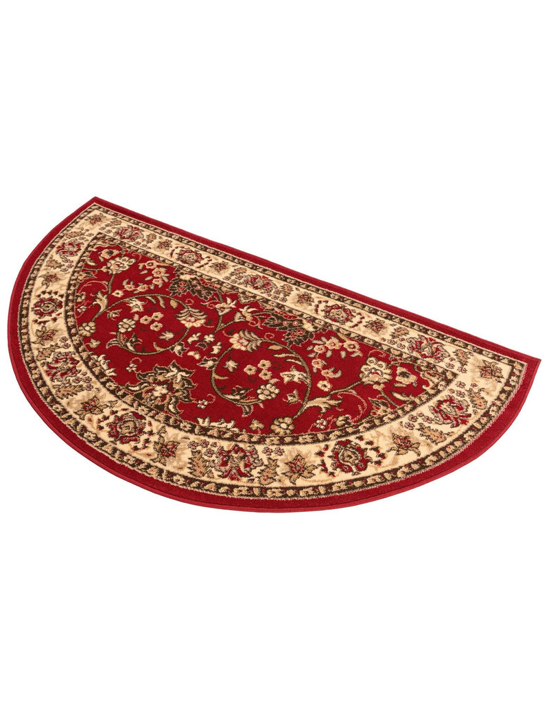 Isfahan Elegance Collection Area Rug - Naghsh-e Jahan (Burgundy) Hearth Burgundy lifestyle 40