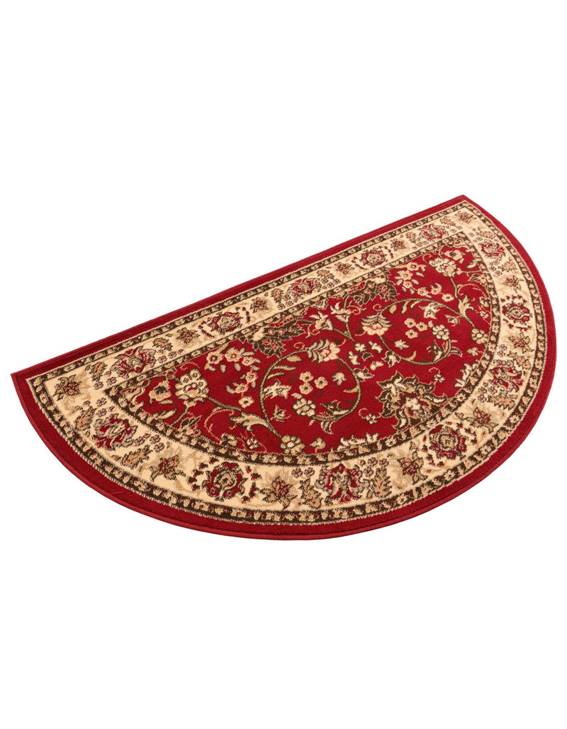 Isfahan Elegance Collection Area Rug - Naghsh-e Jahan (Burgundy) Hearth Burgundy lifestyle 41