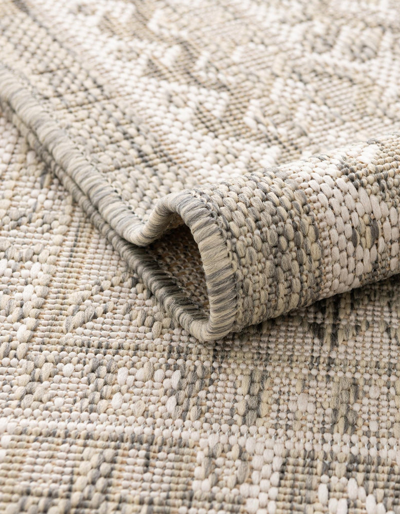 Tribal Terrace Treasures Collection Area Rug - Incan Isle (Light Gray) Hearth Light Gray lifestyle 12