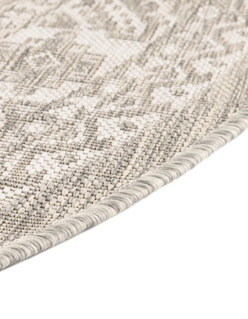 Tribal Terrace Treasures Collection Area Rug - Incan Isle (Light Gray) Hearth Light Gray lifestyle 13