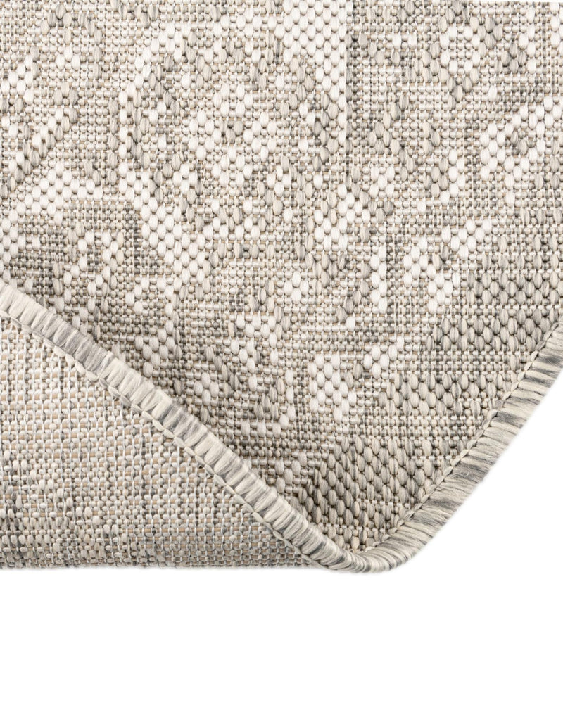 Tribal Terrace Treasures Collection Area Rug - Incan Isle (Light Gray) Hearth Light Gray lifestyle 15