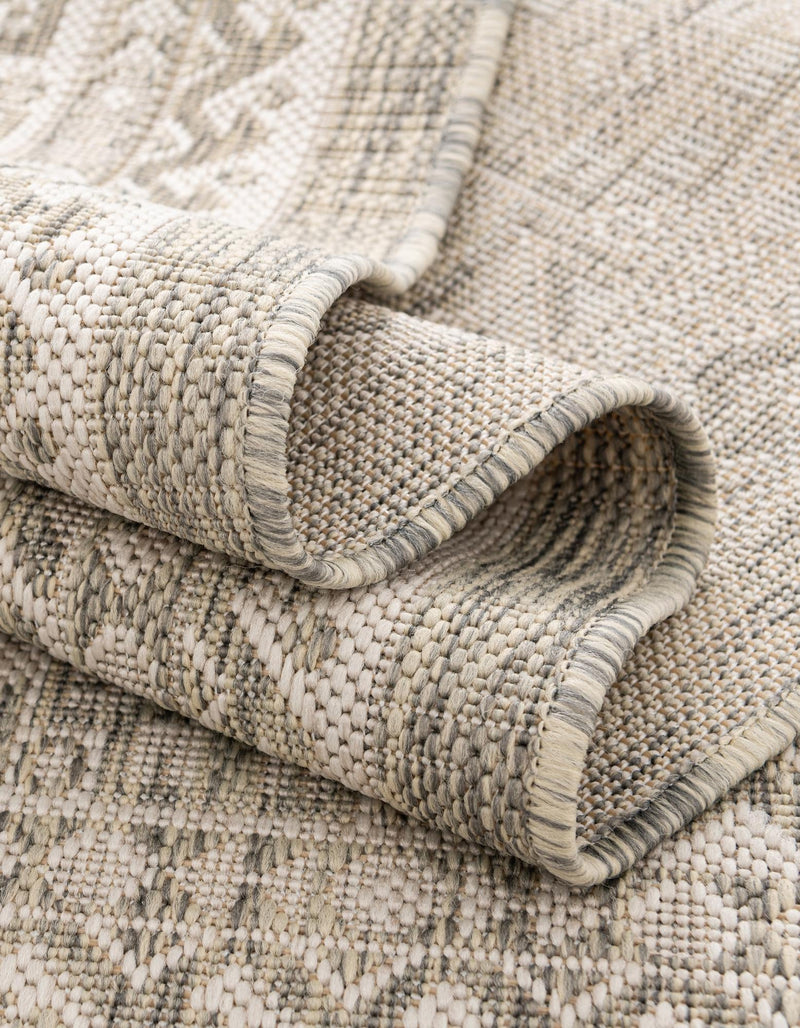 Tribal Terrace Treasures Collection Area Rug - Incan Isle (Light Gray) Hearth Light Gray lifestyle 19