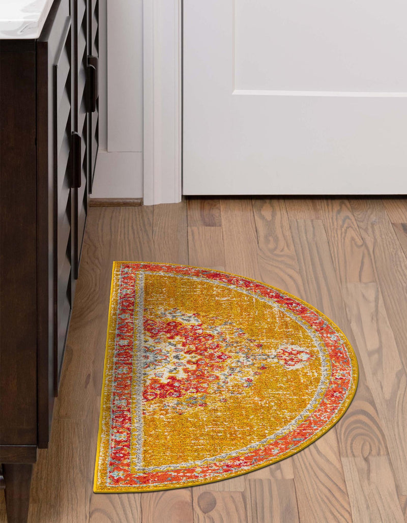 Brighton Terrace Collection Area Rug - Hove (Gold) Hearth Gold lifestyle 41