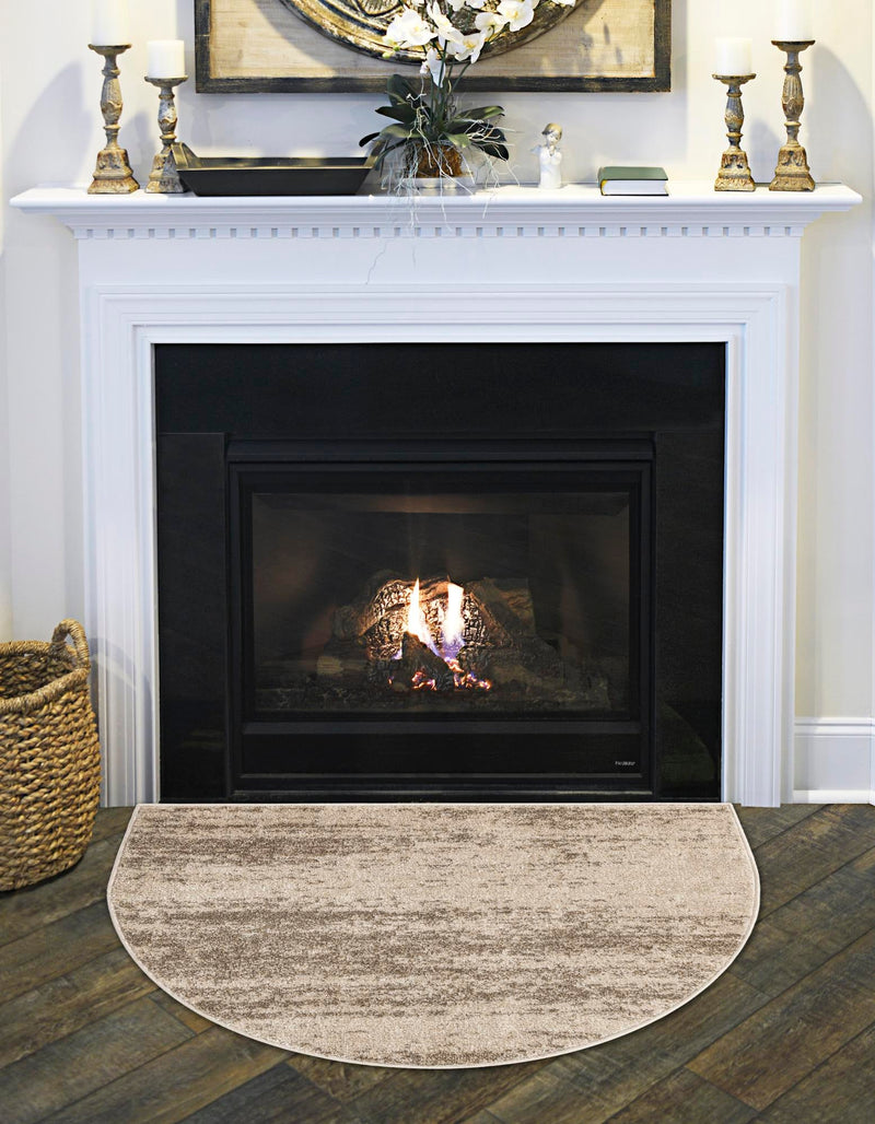 Studio Haven Collection Area Rug - Gallery (Bone Beige) Hearth Bone Beige lifestyle 26