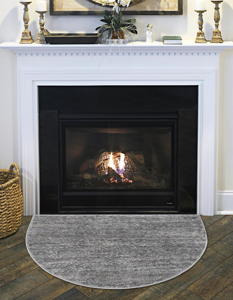 Studio Haven Collection Area Rug - Gallery (Gray) Hearth Gray lifestyle 27