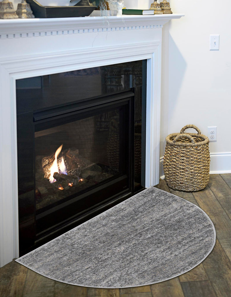 Studio Haven Collection Area Rug - Gallery (Gray) Hearth Gray lifestyle 31