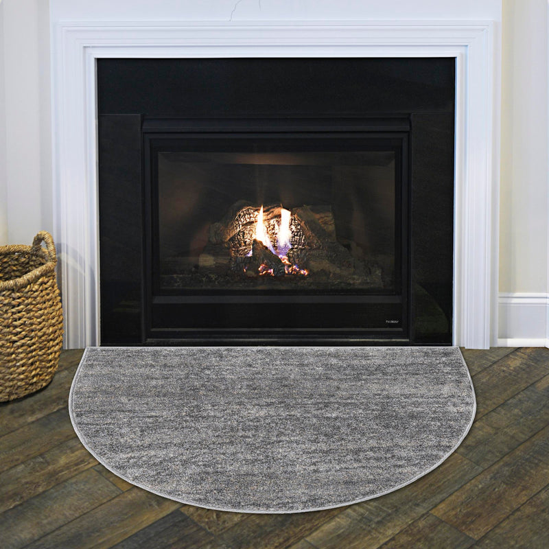 Studio Haven Collection Area Rug - Gallery (Gray) Hearth Gray lifestyle 80