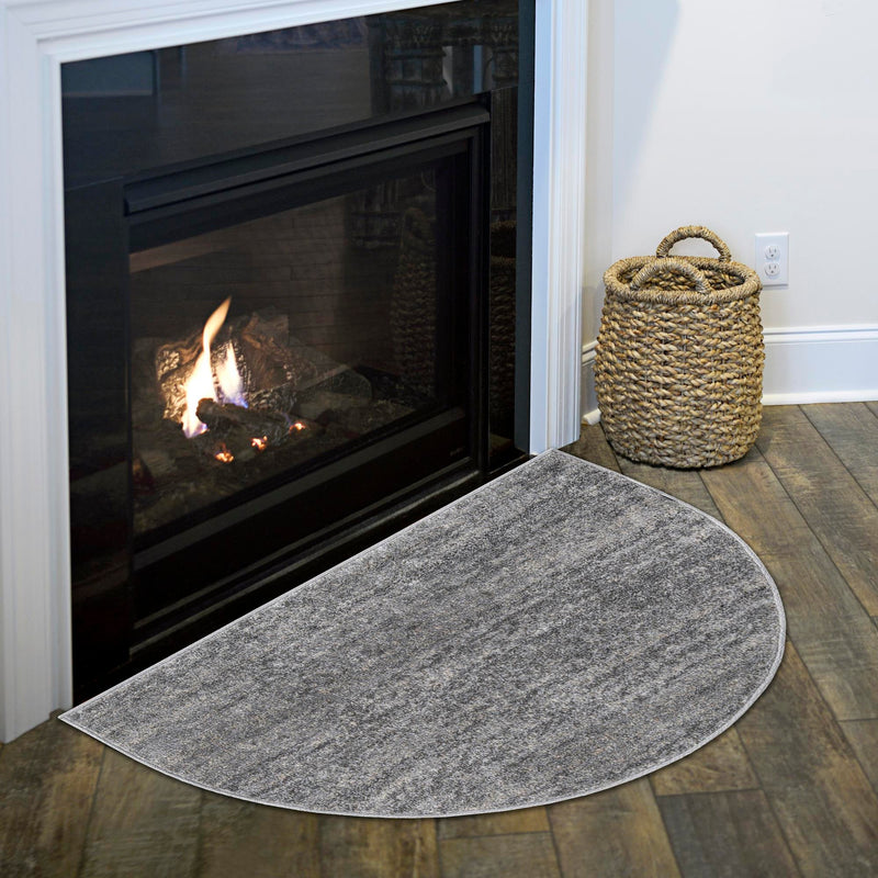 Studio Haven Collection Area Rug - Gallery (Gray) Hearth Gray lifestyle 84