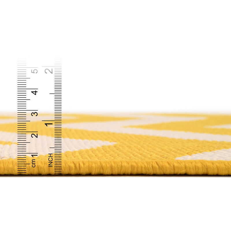 Seaside Haven Rugs Collection Area Rug - Seafarer Rectangle Yellow lifestyle 7