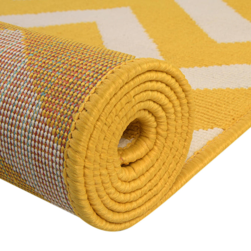 Seaside Haven Rugs Collection Area Rug - Seafarer Rectangle Yellow lifestyle 19