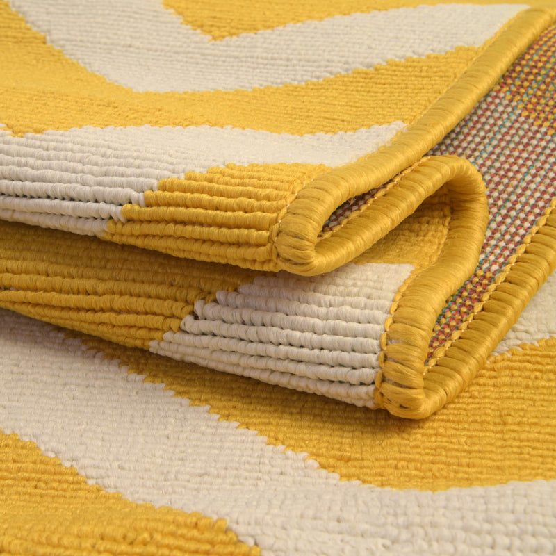 Seaside Haven Rugs Collection Area Rug - Seafarer Rectangle Yellow lifestyle 20