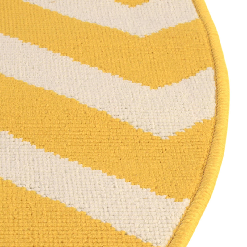 Seaside Haven Rugs Collection Area Rug - Seafarer Round Yellow lifestyle 43