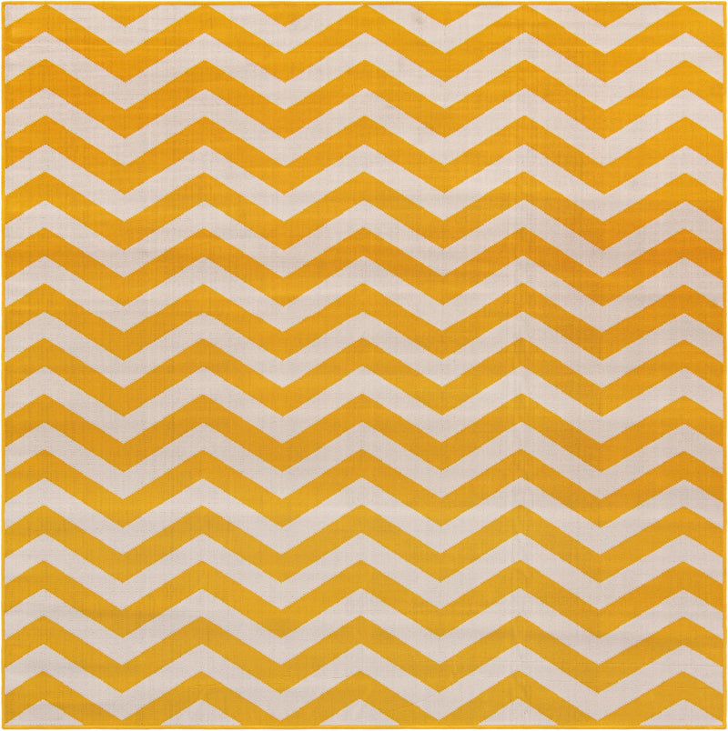 Seaside Haven Rugs Collection Area Rug - Seafarer Square Yellow lifestyle 26