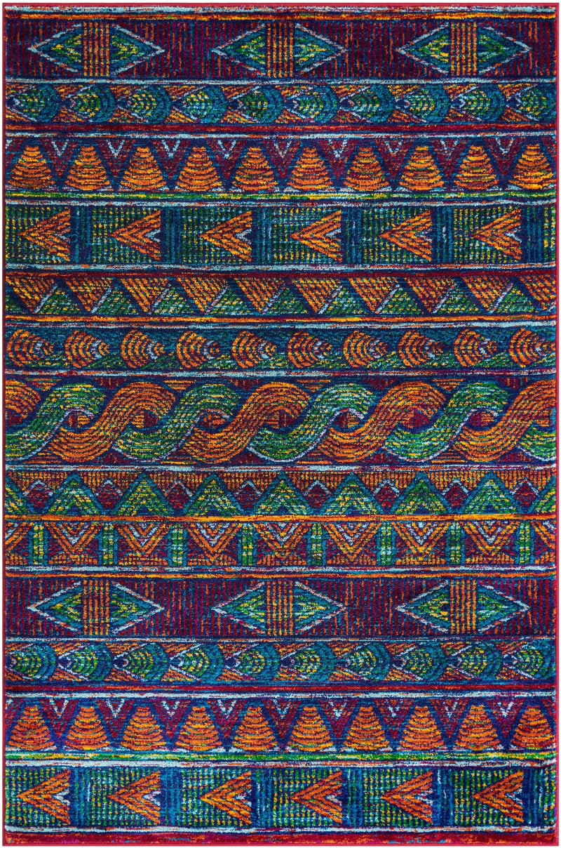 Caribbean Cove Collection Area Rug - Trinidad Rectangle Multi Main