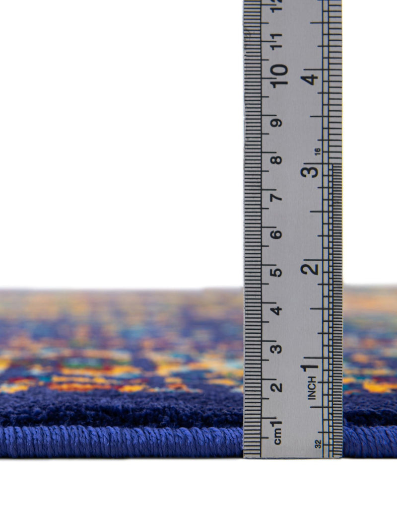 Caribbean Cove Collection Area Rug - Grenada Rectangle Navy Blue lifestyle 8