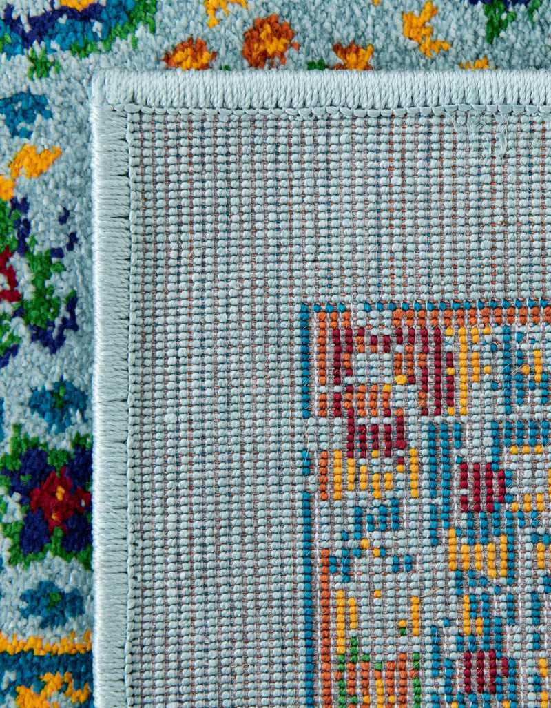 Caribbean Cove Collection Area Rug - Grenada Rectangle Aqua lifestyle 15