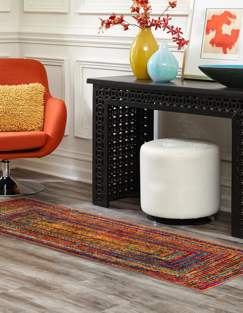 Caribbean Cove Collection Area Rug - Martinique Runner Multi lifestyle 20