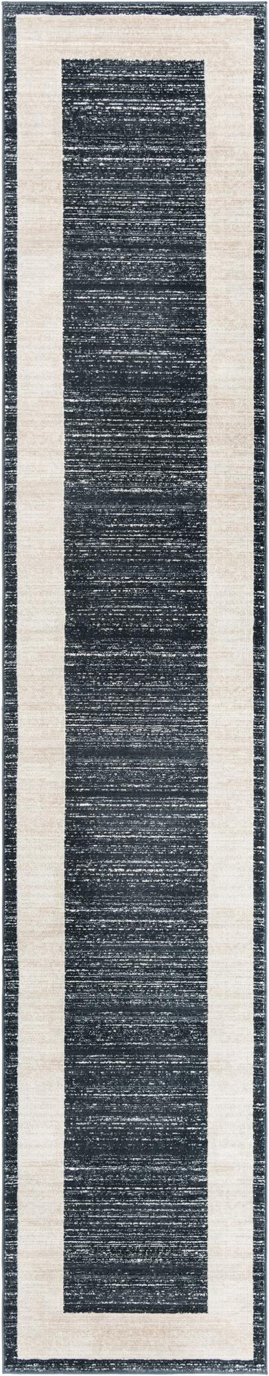 Metro Heights Collection Area Rug - Park Runner Navy Blue lifestyle 58