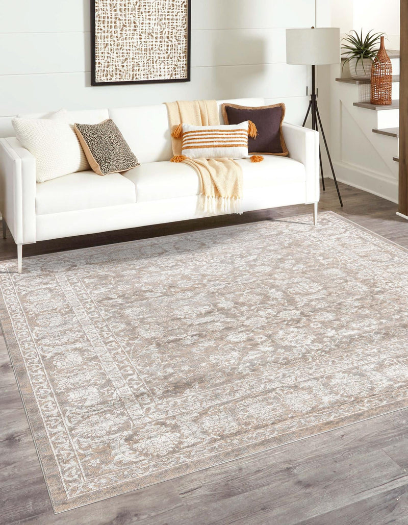 Metro Heights Collection Area Rug - Astoria Square Gray lifestyle 40