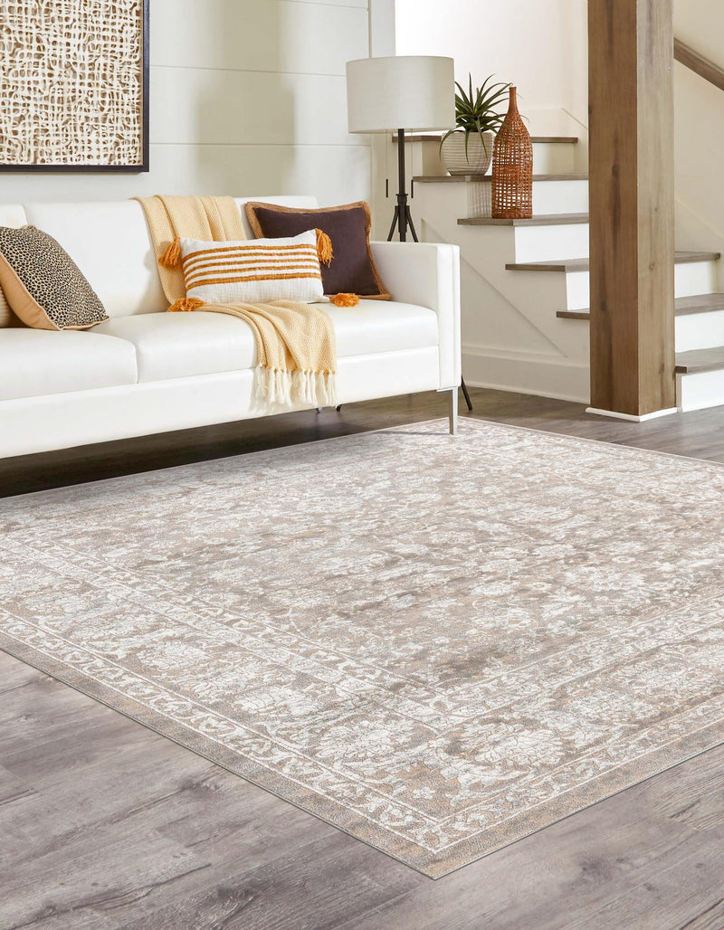 Metro Heights Collection Area Rug - Astoria Square Gray lifestyle 49