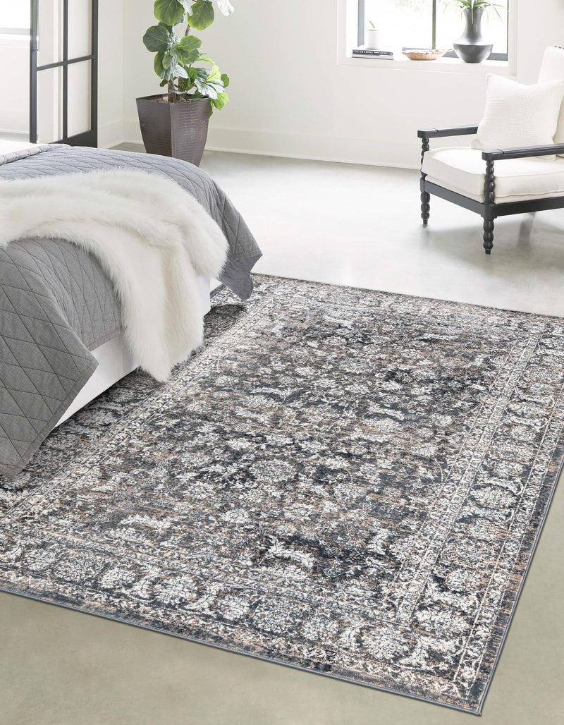 Metro Heights Collection Area Rug - Astoria Rectangle Navy Blue lifestyle 3