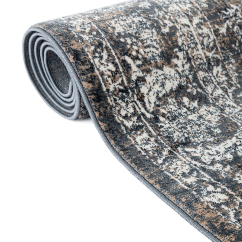 Metro Heights Collection Area Rug - Astoria Rectangle Navy Blue lifestyle 14