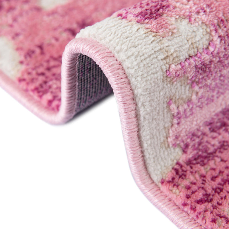 Metro Heights Collection Area Rug - Madison Rectangle Pink lifestyle 31